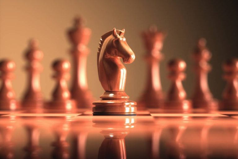 Knight Chess Game Board Points fort d'une agence web