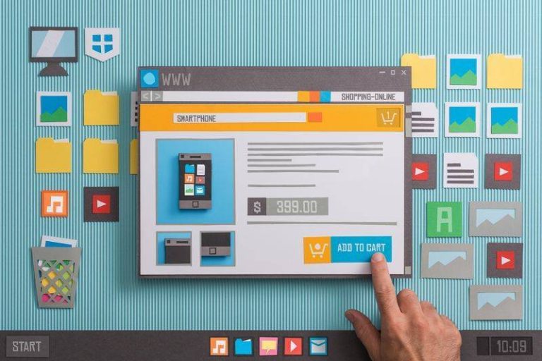 Online shopping website Référencement ecommerce