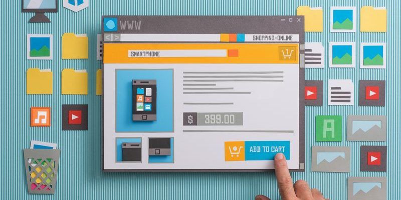 Online shopping website Référencement ecommerce